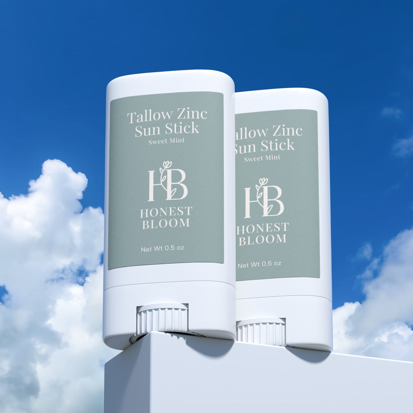 2 Pack Tallow Zinc Sun Stick