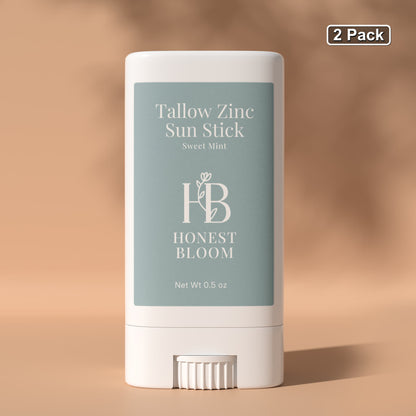 2 Pack Tallow Zinc Sun Stick
